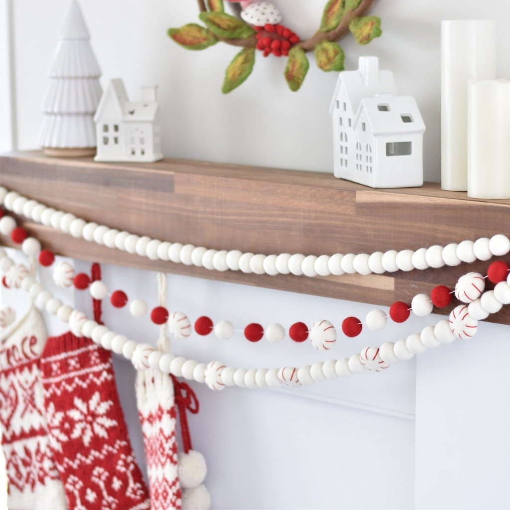 All is Calm Felt Christmas Garlands - Tik Tak Design Co.