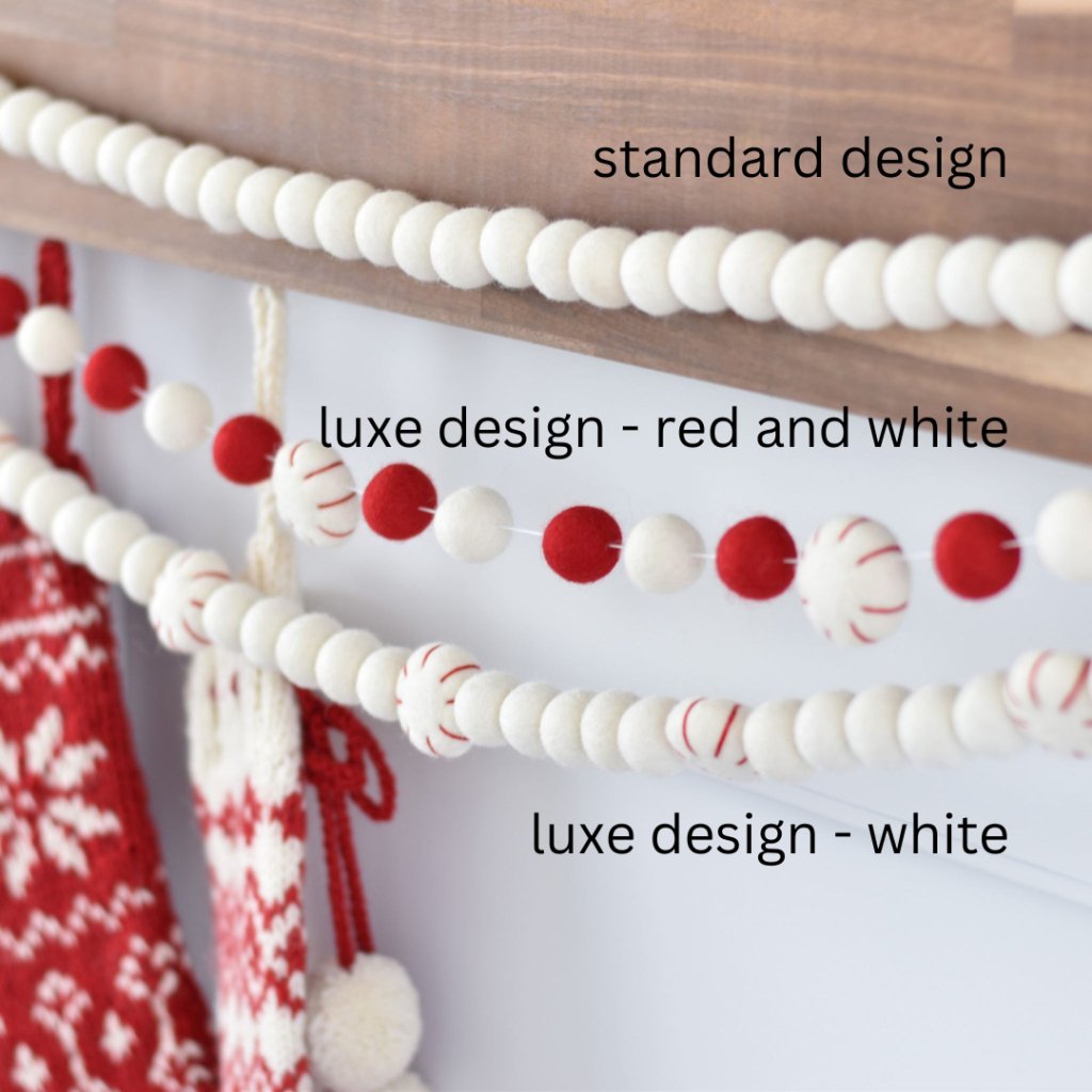 All is Calm Felt Christmas Garlands - Tik Tak Design Co.