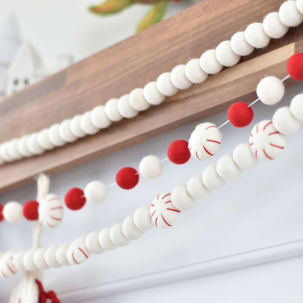 All is Calm Felt Christmas Garlands - Tik Tak Design Co.