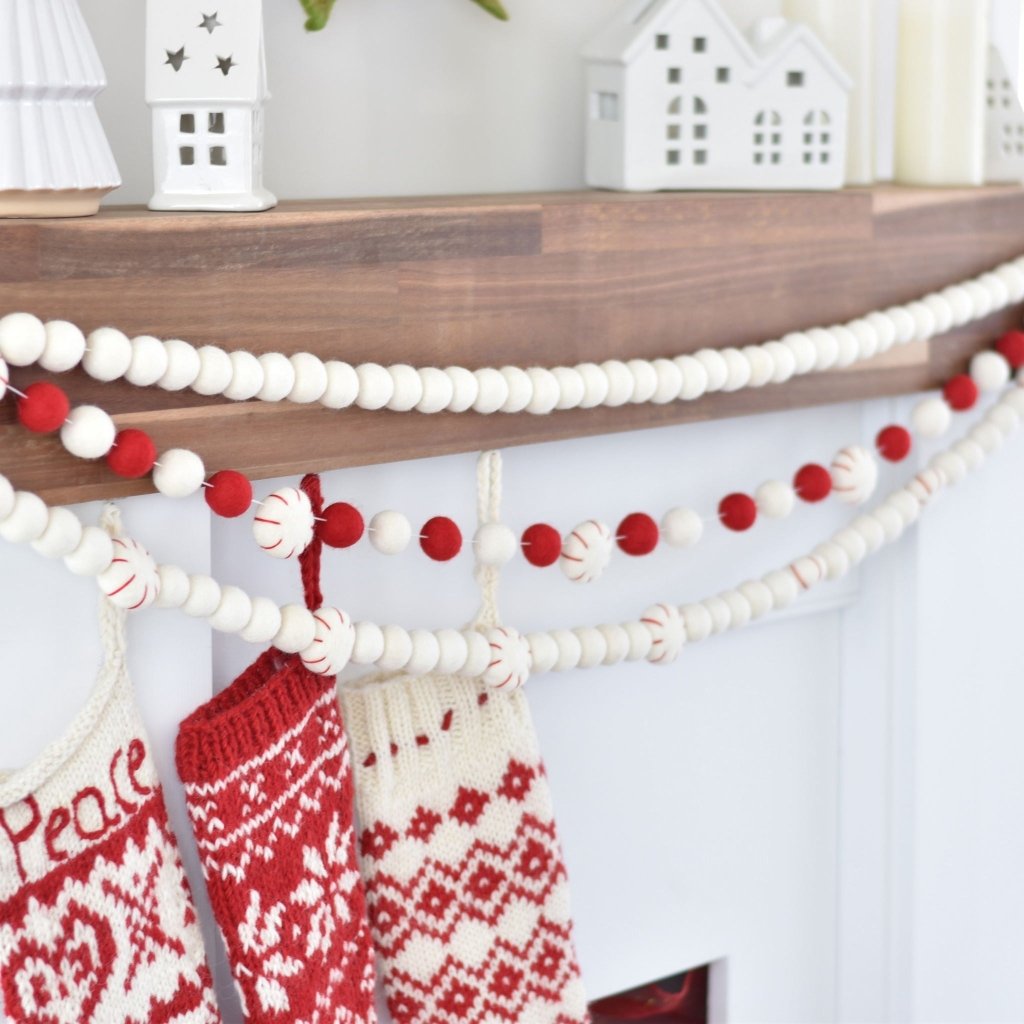 All is Calm Felt Christmas Garlands - Tik Tak Design Co.