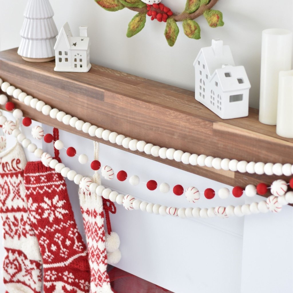 All is Calm Felt Christmas Garlands - Tik Tak Design Co.
