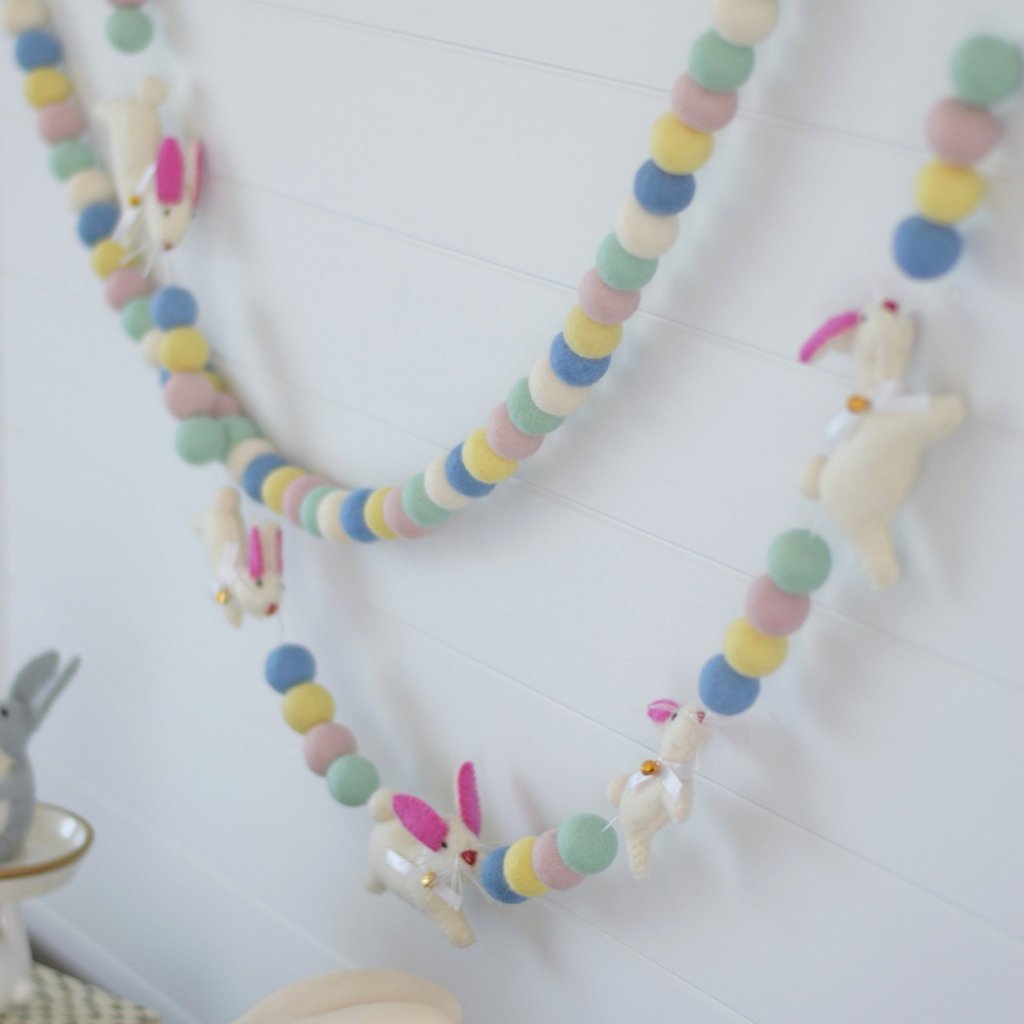 Bunny Felt Garlands - Tik Tak Design Co.