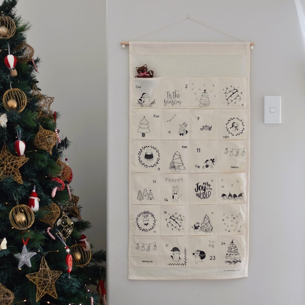 Cats Christmas Advent Calendar - Tik Tak Design Co.