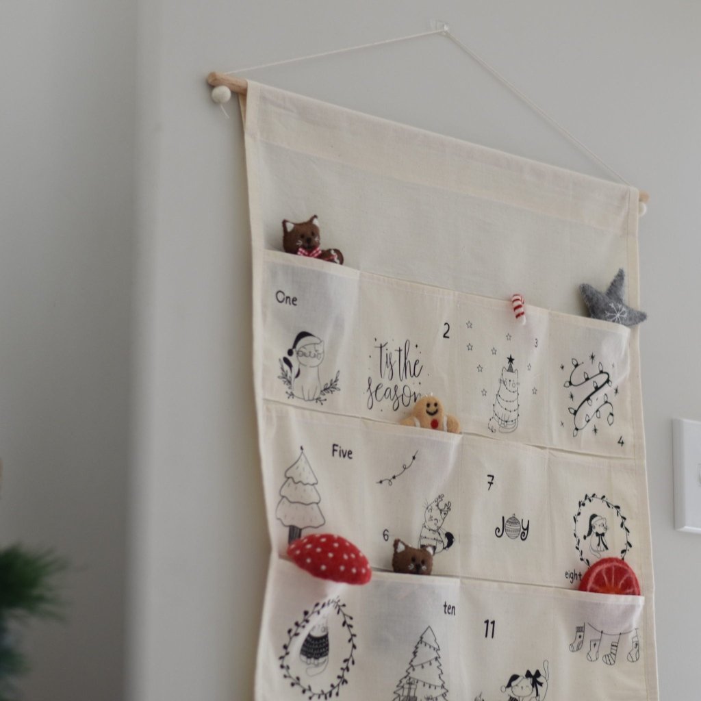 Cats Christmas Advent Calendar - Tik Tak Design Co.