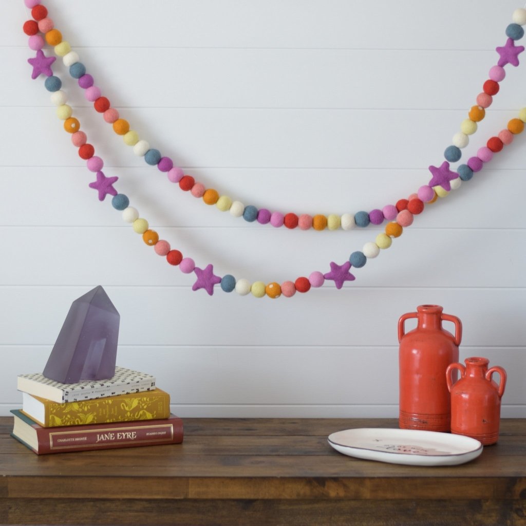 Celebration Felt Garlands - Tik Tak Design Co.