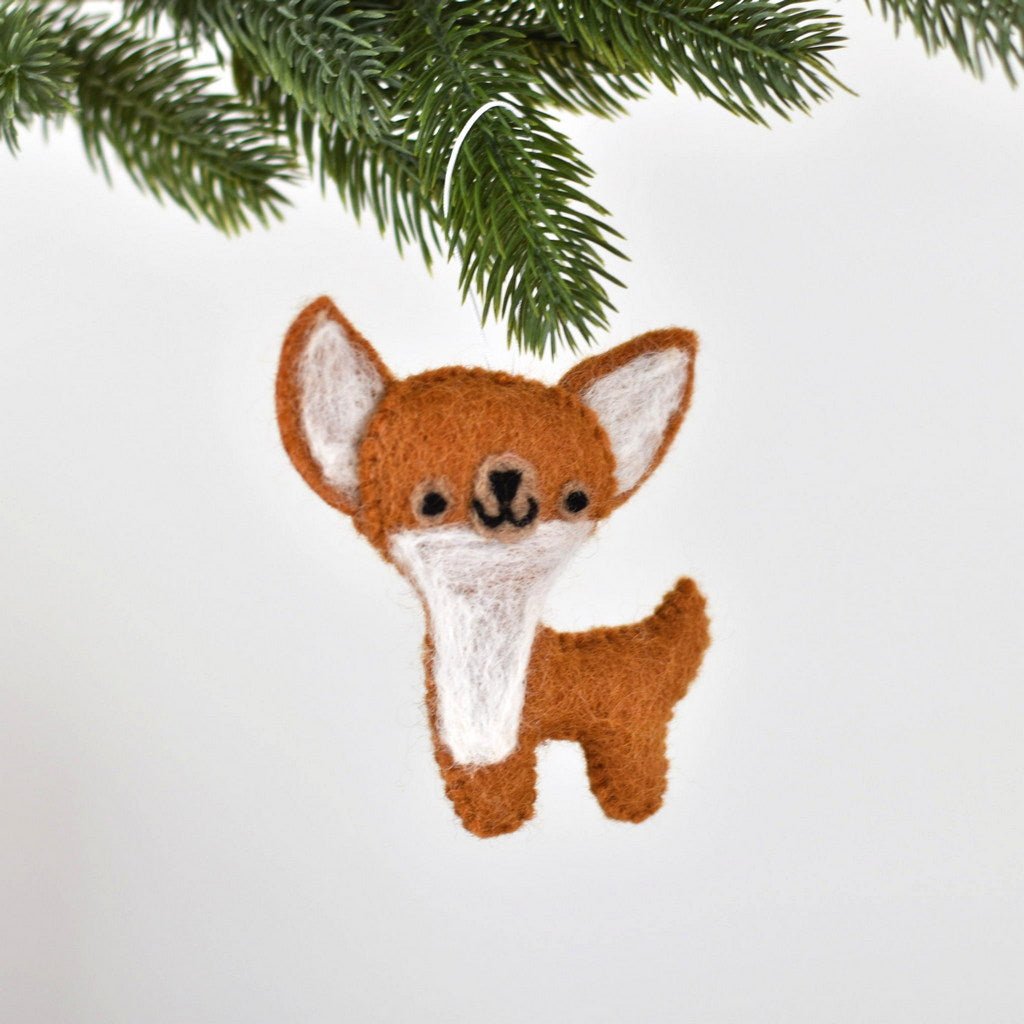Chihuahua Felt Christmas Decoration - Tik Tak Design Co.