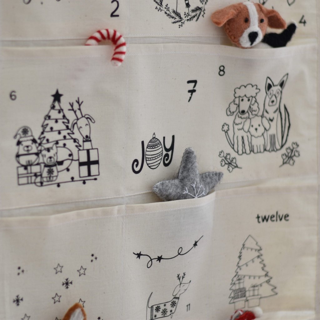 Dogs Christmas Advent Calendar - Tik Tak Design Co.