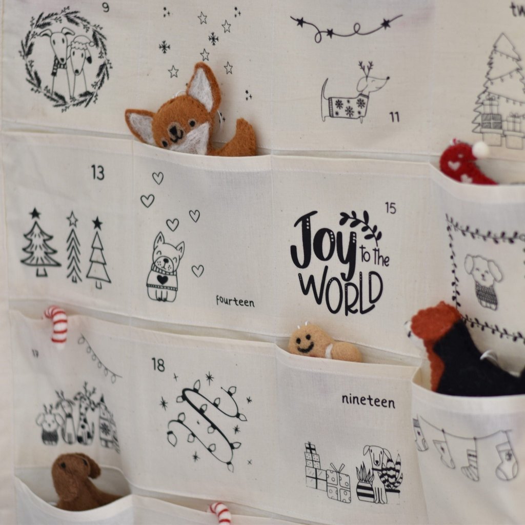 Dogs Christmas Advent Calendar - Tik Tak Design Co.
