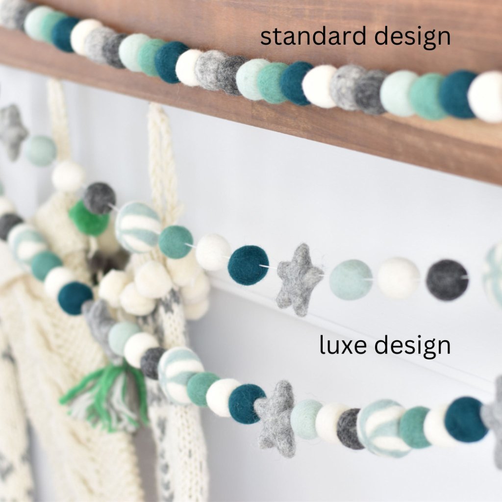 Evergreen Christmas Felt Garlands - Tik Tak Design Co.