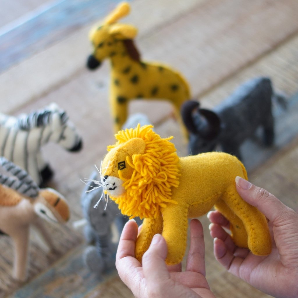 Felt African Animals - Set of 6 - Tik Tak Design Co.