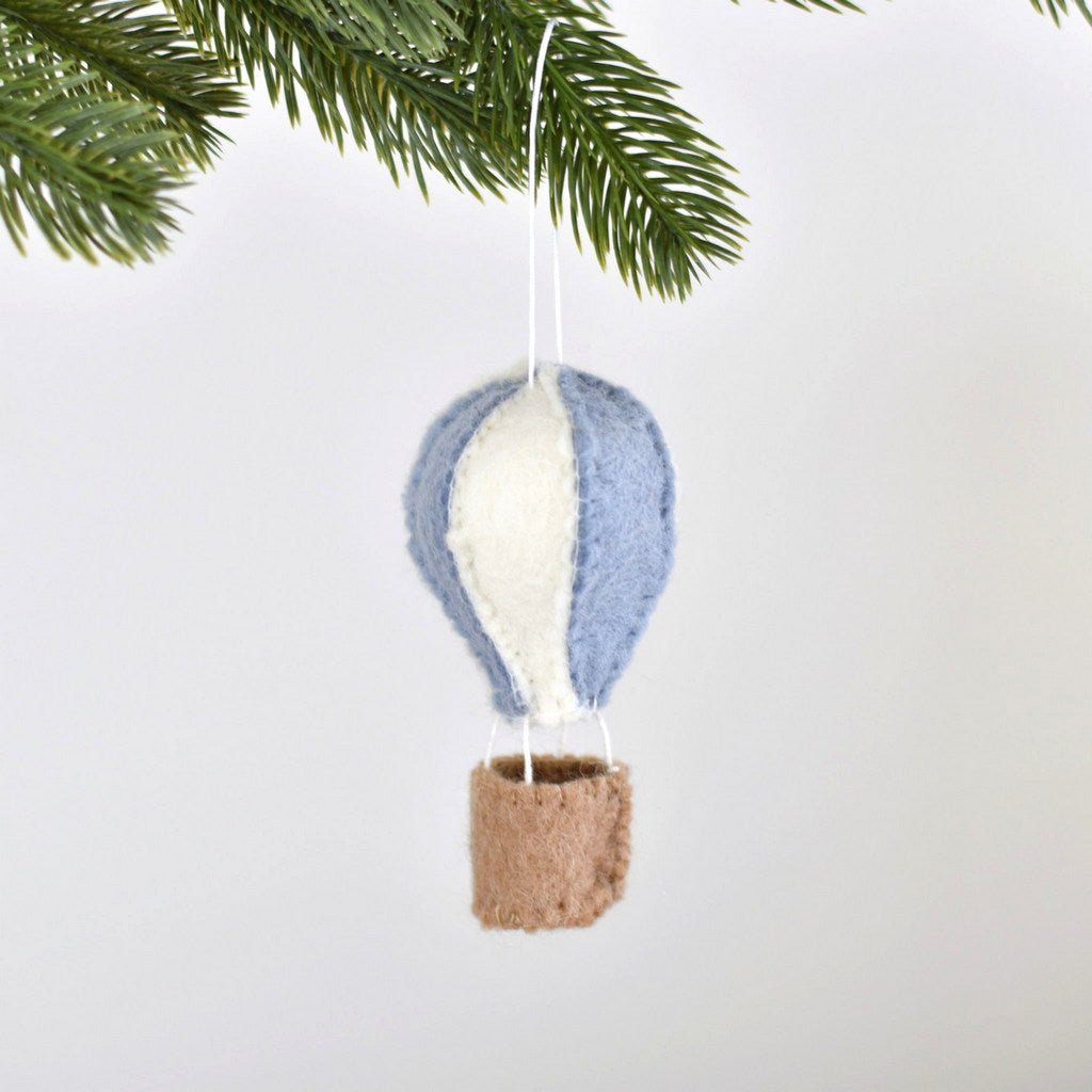 Felt Hot Air Balloon - Blue - Tik Tak Design Co.