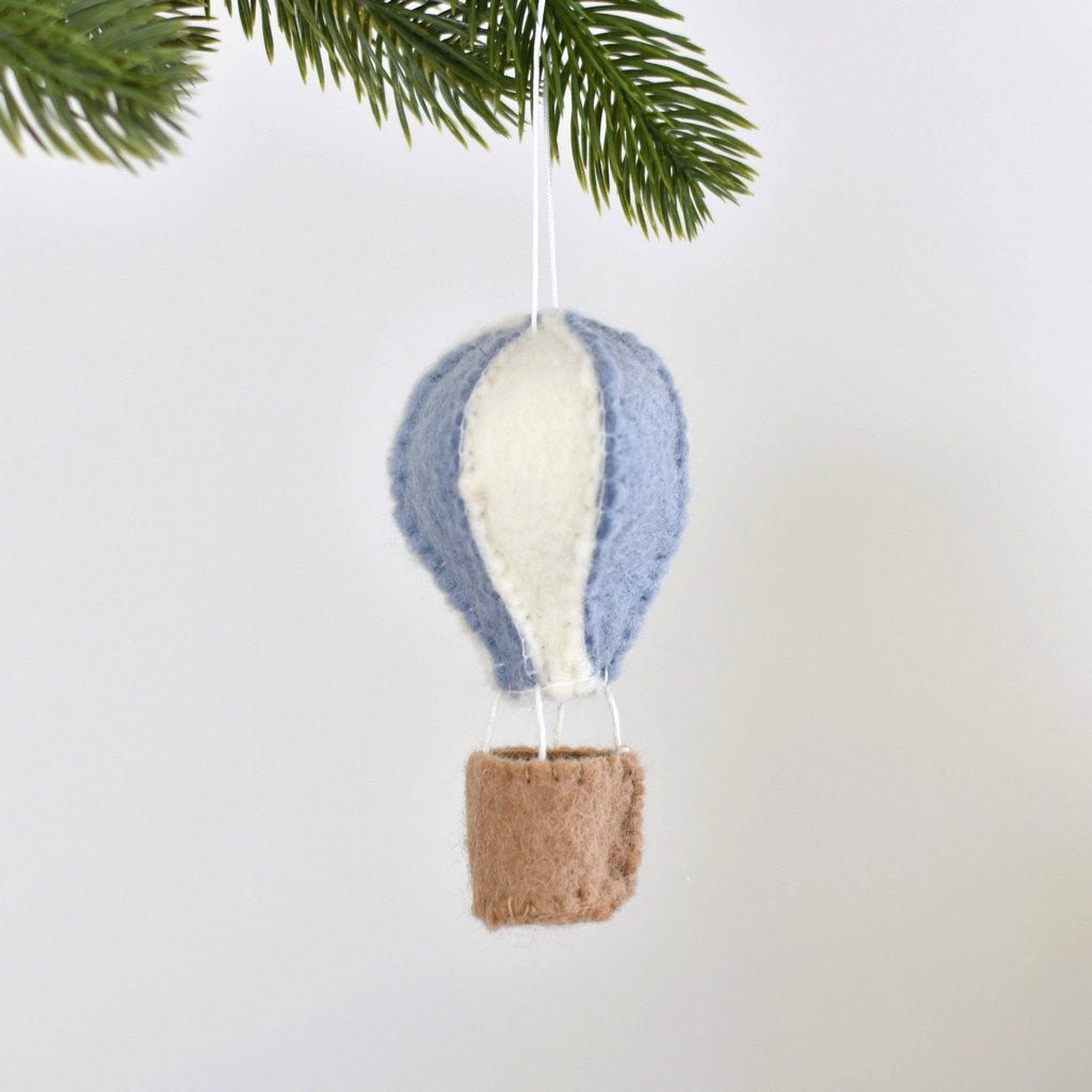 Felt Hot Air Balloon - Blue - Tik Tak Design Co.