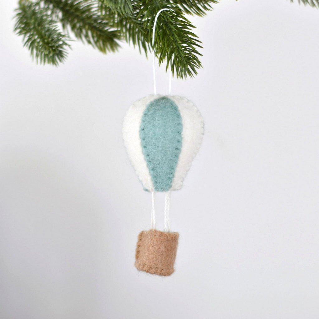 Felt Hot Air Balloon - Mint - Tik Tak Design Co.