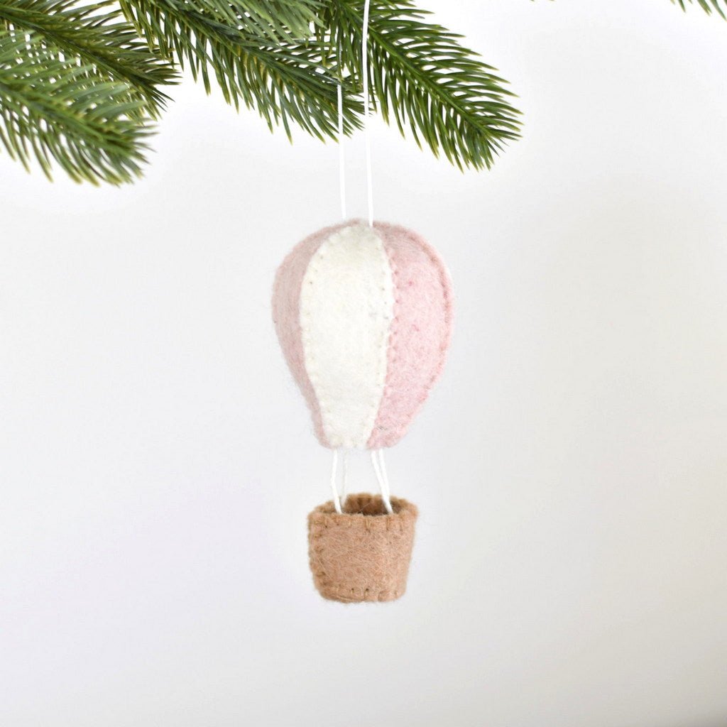 Felt Hot Air Balloon - Pink - Tik Tak Design Co.