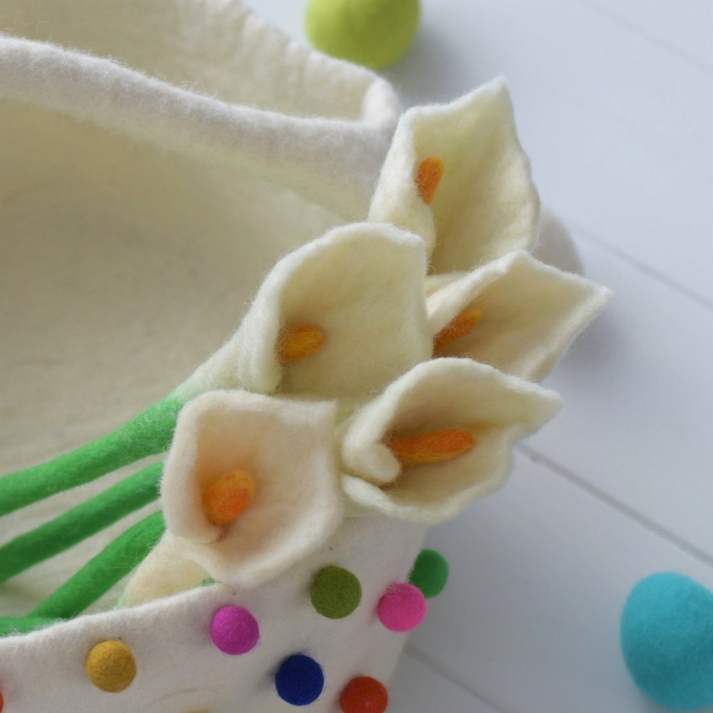 Felt Lilies - Set of 5 - Tik Tak Design Co.