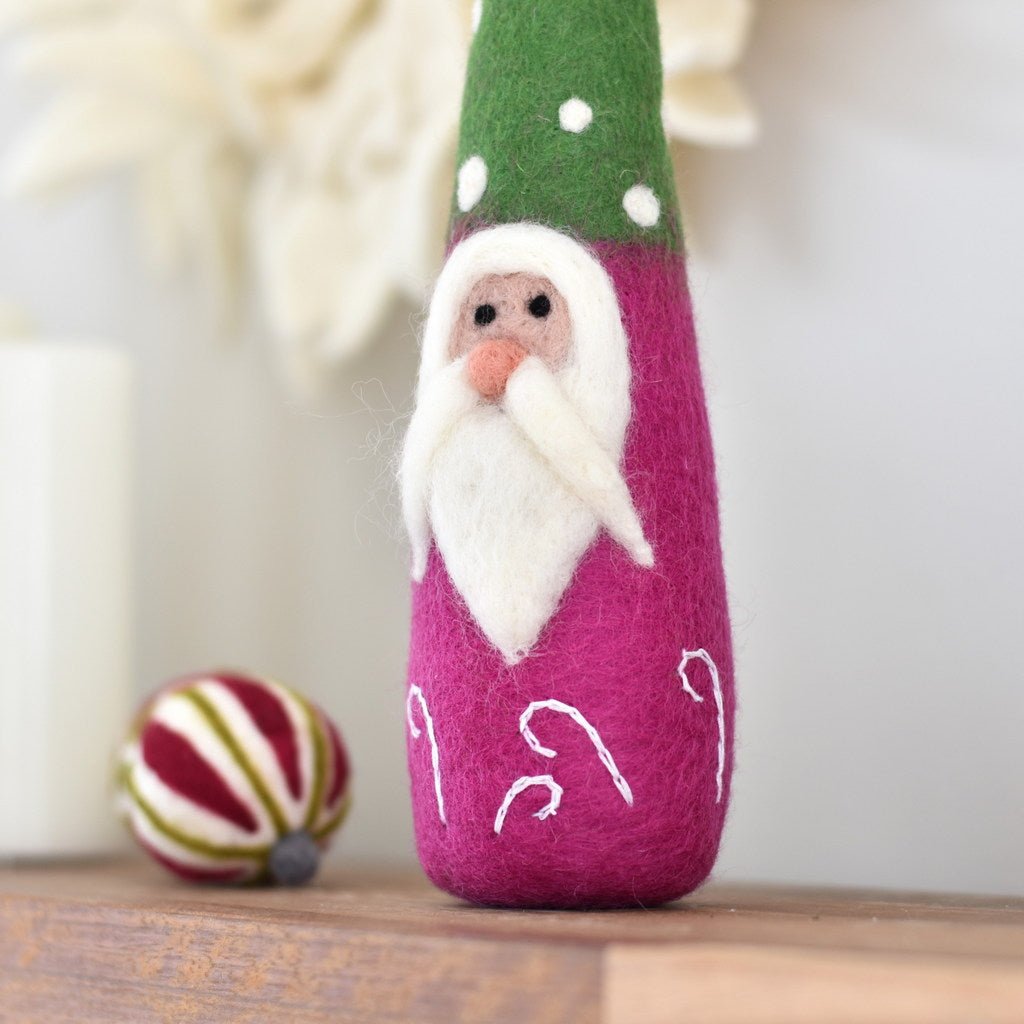 Felt Santa Christmas Decor - Tik Tak Design Co.