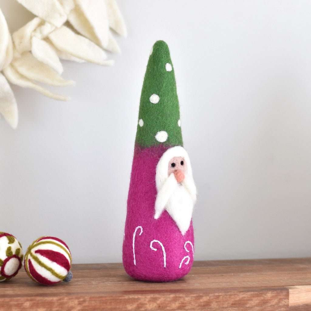 Felt Santa Christmas Decor - Tik Tak Design Co.