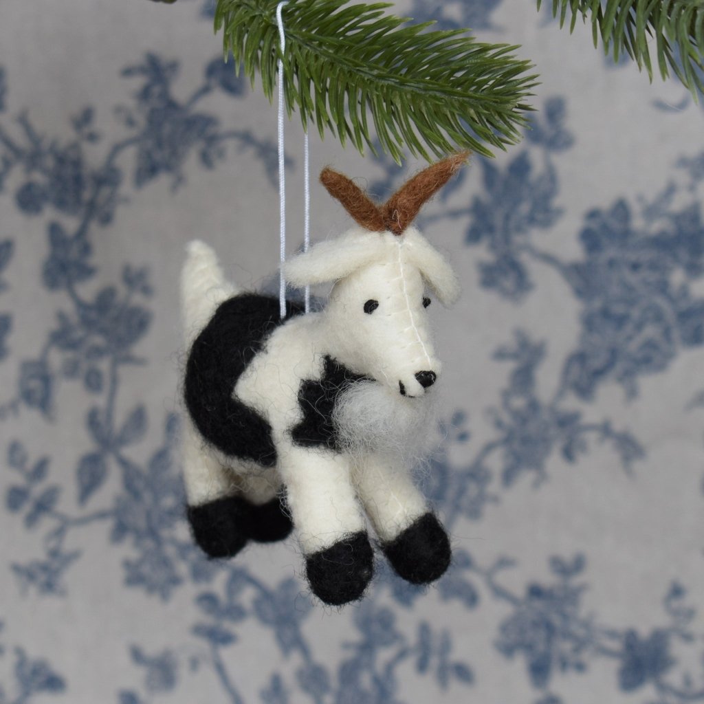 Goat Felt Decoration - Tik Tak Design Co.