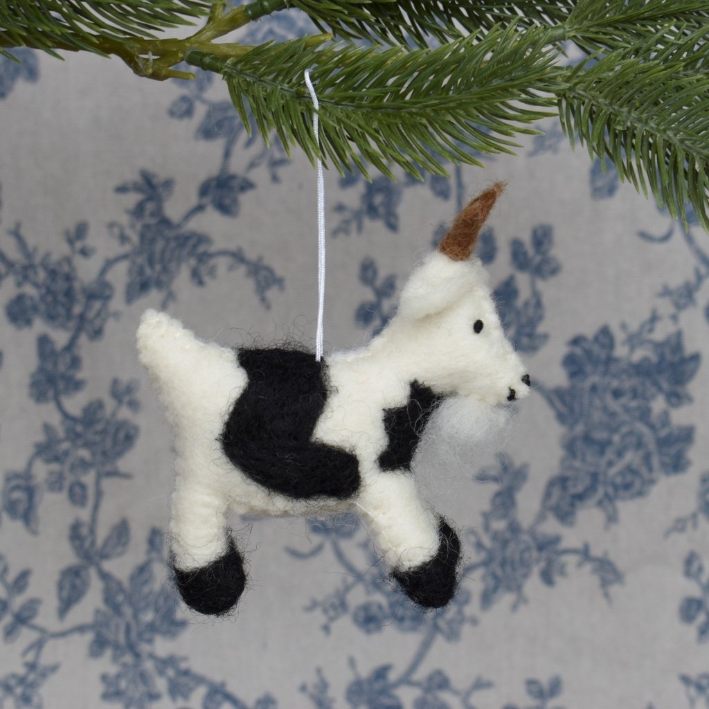 Goat Felt Decoration - Tik Tak Design Co.