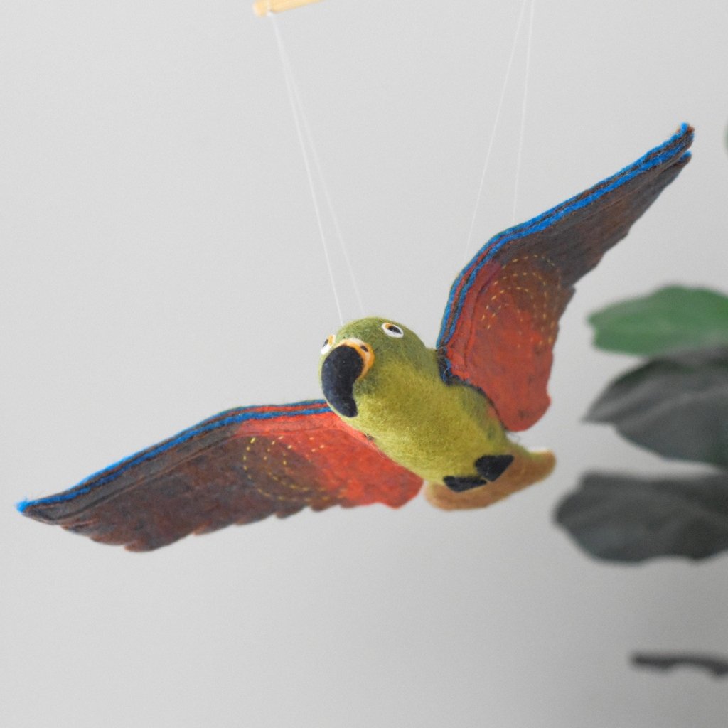 Hanging Kea NZ Native Bird - Large - Tik Tak Design Co.