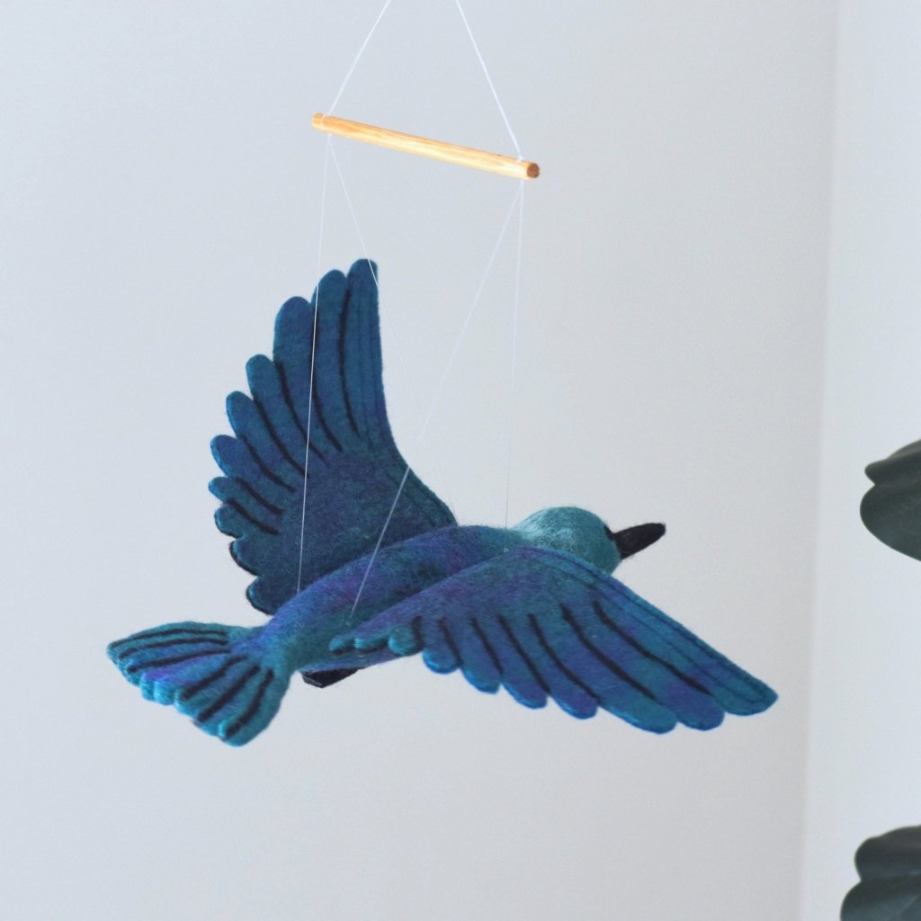 Hanging Tūī NZ Native Bird - Large - Tik Tak Design Co.