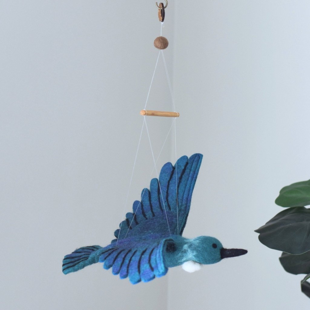 Hanging Tūī NZ Native Bird - Large - Tik Tak Design Co.