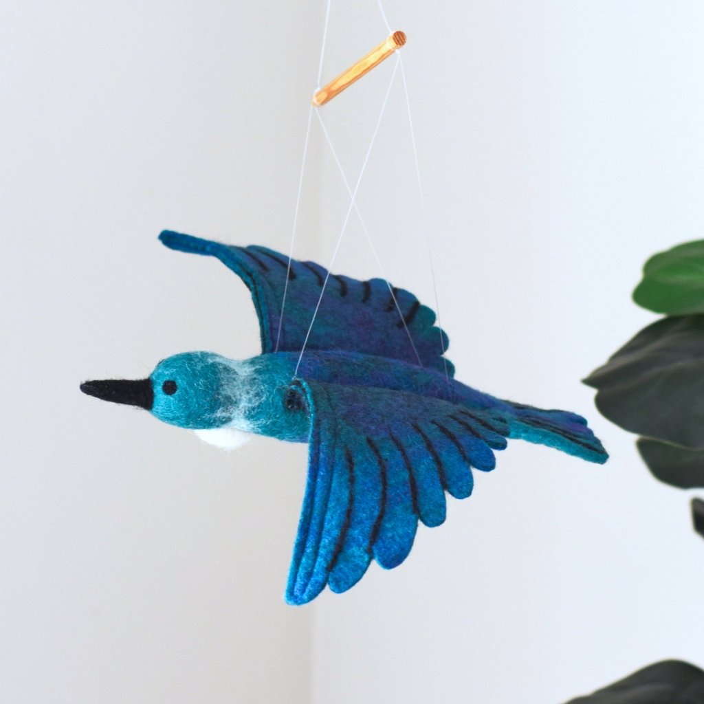 Hanging Tūī NZ Native Bird - Large - Tik Tak Design Co.