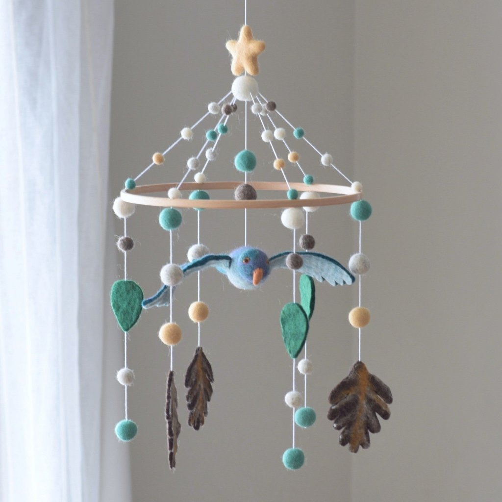 Kererū Baby Mobile - Tik Tak Design Co.