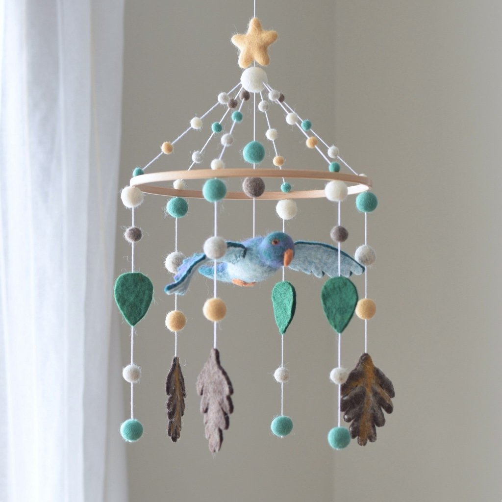 Kererū Baby Mobile - Tik Tak Design Co.