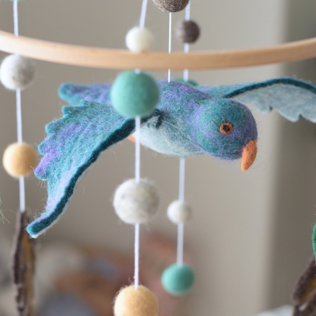 Kererū Baby Mobile - Tik Tak Design Co.