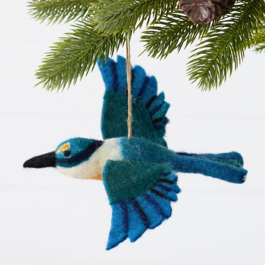 Kōtare NZ Native Bird - Hand Felted - Tik Tak Design Co.