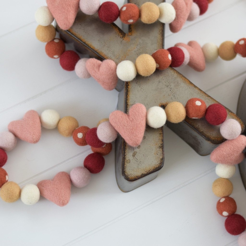 Love Potion Felt Garland - Tik Tak Design Co.