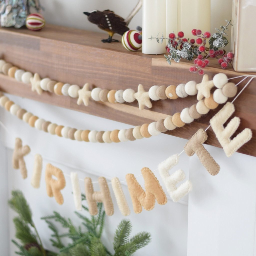 Meri Kirihimete Neutral - Tik Tak Design Co.