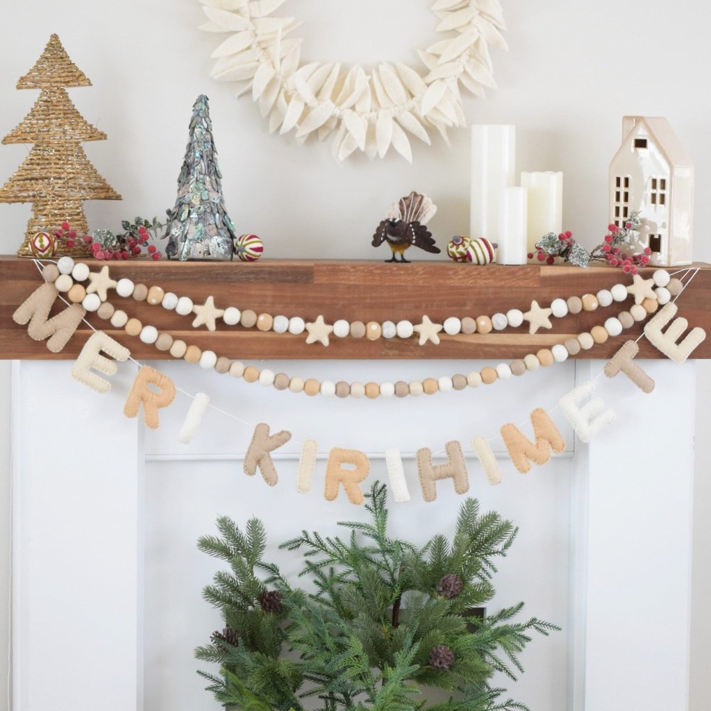 Meri Kirihimete Neutral - Tik Tak Design Co.