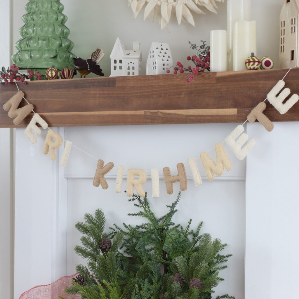 Meri Kirihimete Neutral - Tik Tak Design Co.