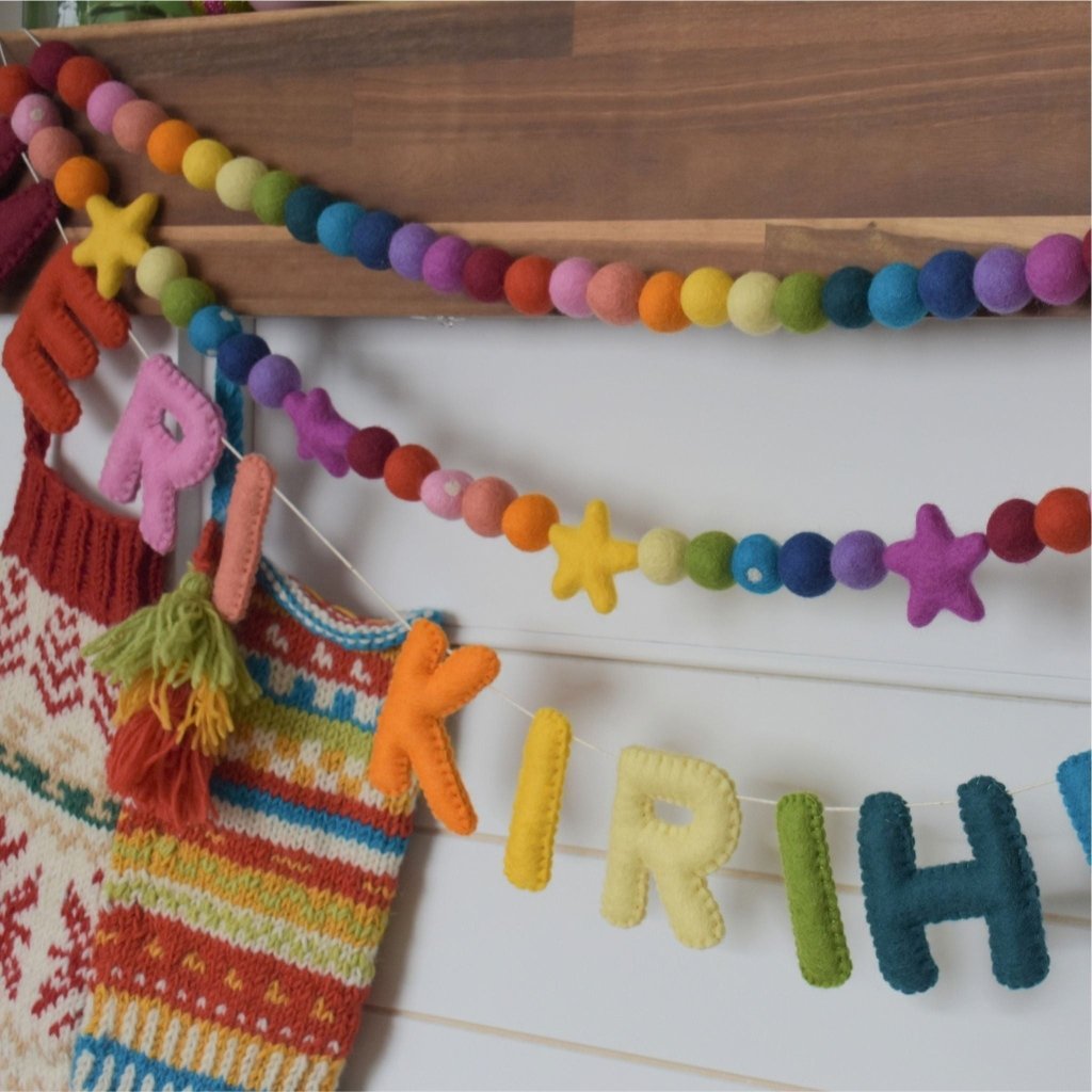 Meri Kirihimete Rainbow - Tik Tak Design Co.