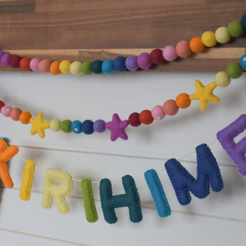 Meri Kirihimete Rainbow - Tik Tak Design Co.