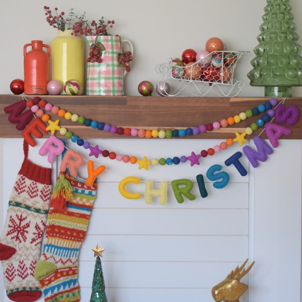 Merry Christmas Rainbow - Tik Tak Design Co.