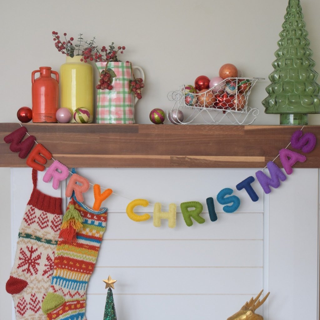 Merry Christmas Rainbow - Tik Tak Design Co.
