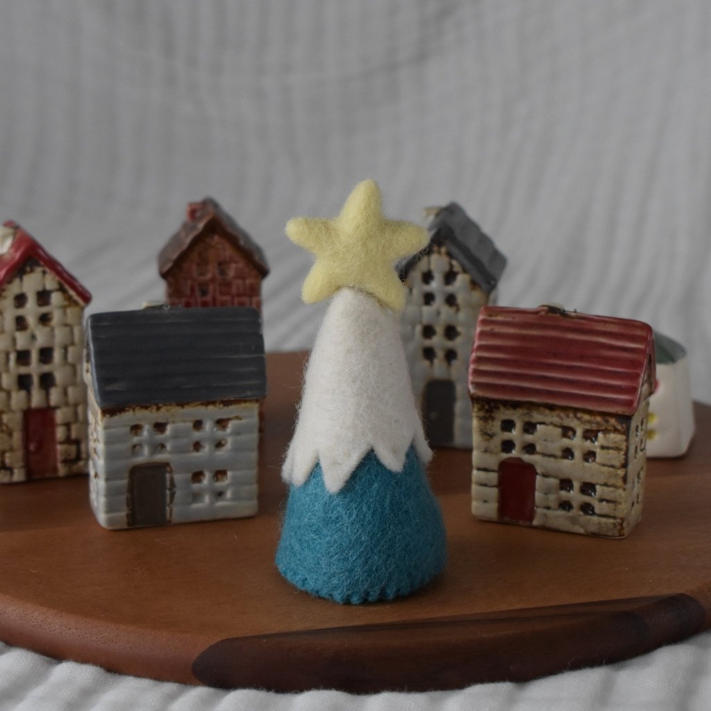 Mountain with Star Decoration - Ocean - Tik Tak Design Co.