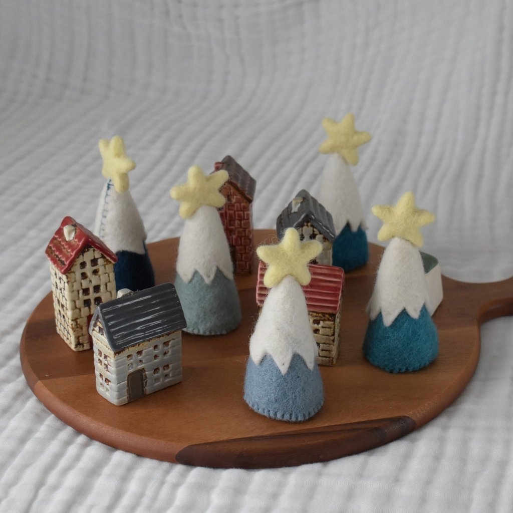 Mountain with Star Decoration - Ocean - Tik Tak Design Co.