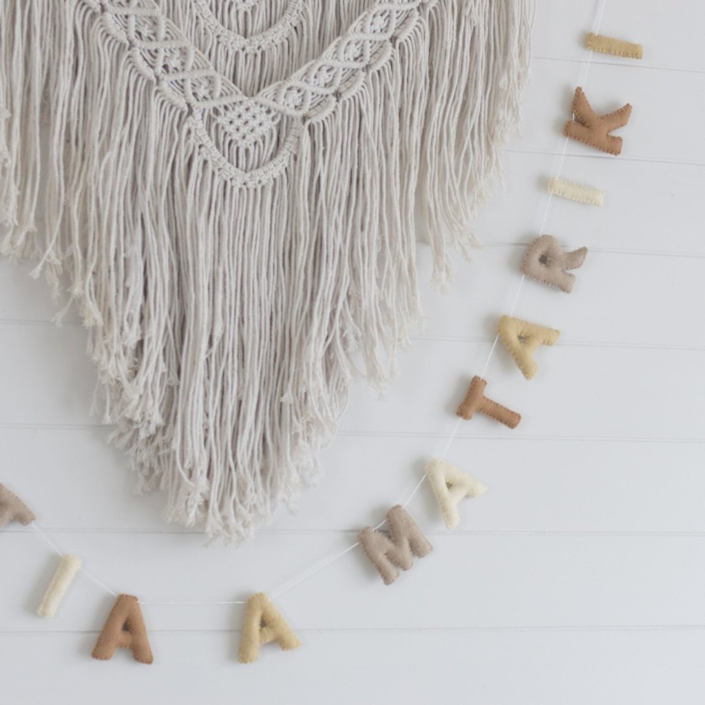 Neutral Matariki Garland - Tik Tak Design Co.