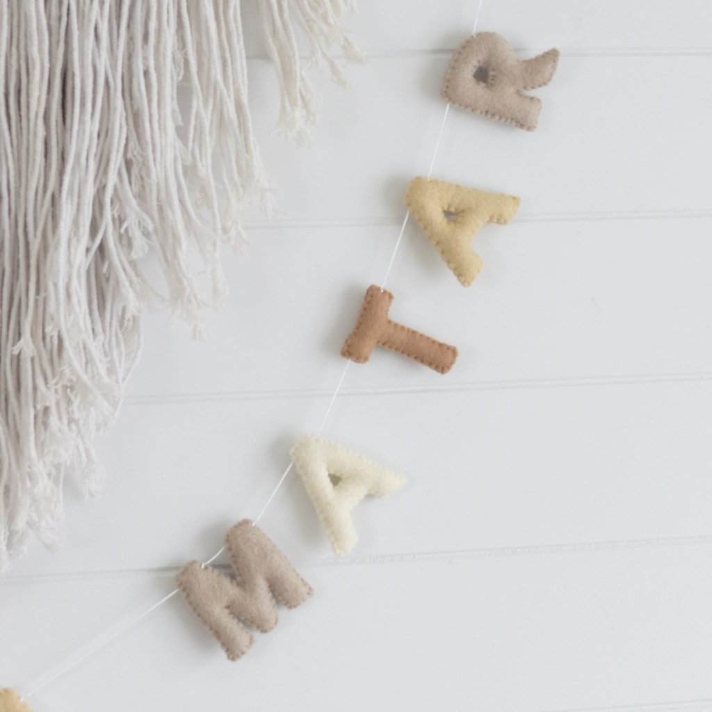 Neutral Matariki Garland - Tik Tak Design Co.