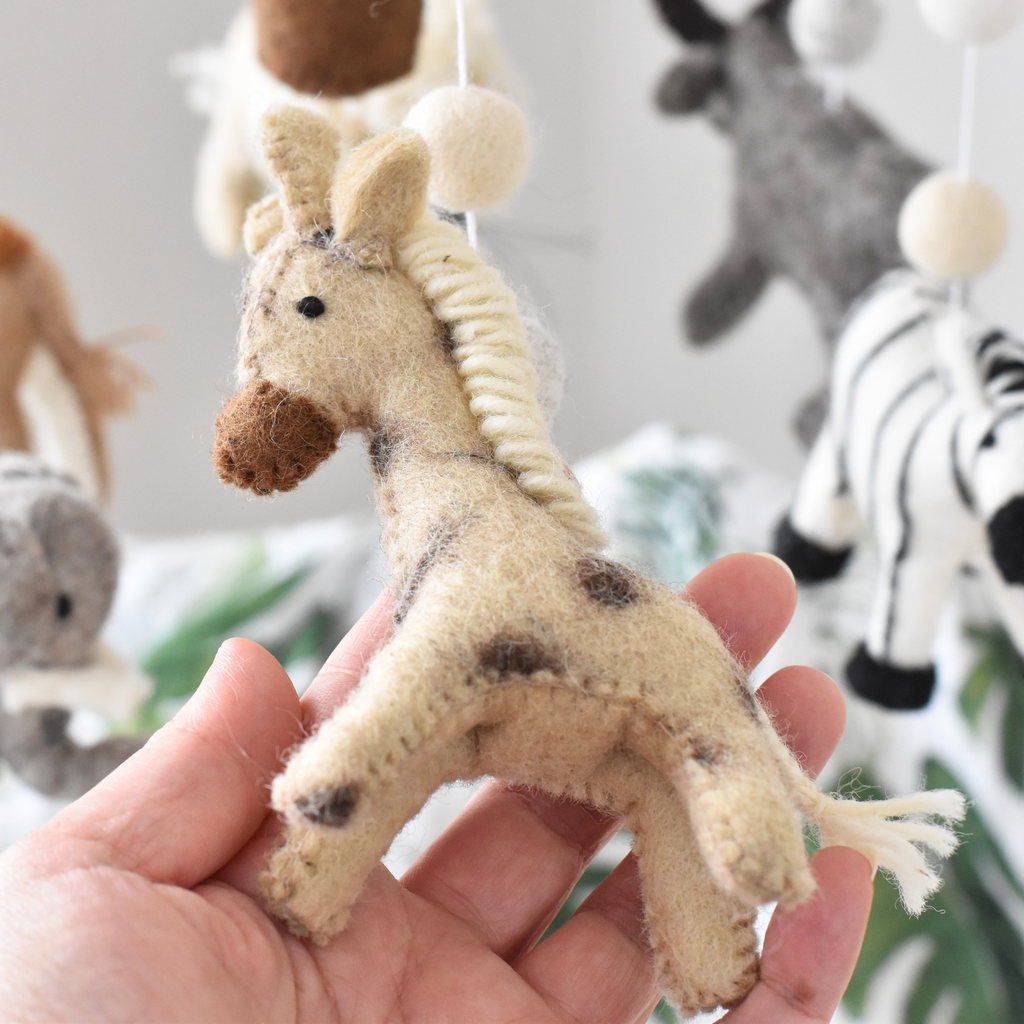 Neutral Savanna Baby Mobile - Tik Tak Design Co.