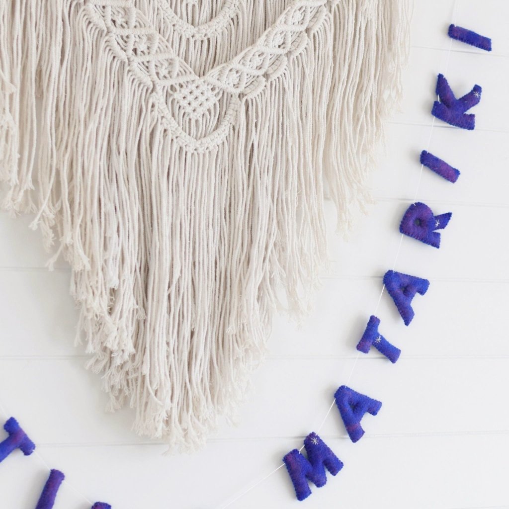 Night Sky Matariki Garland - Tik Tak Design Co.