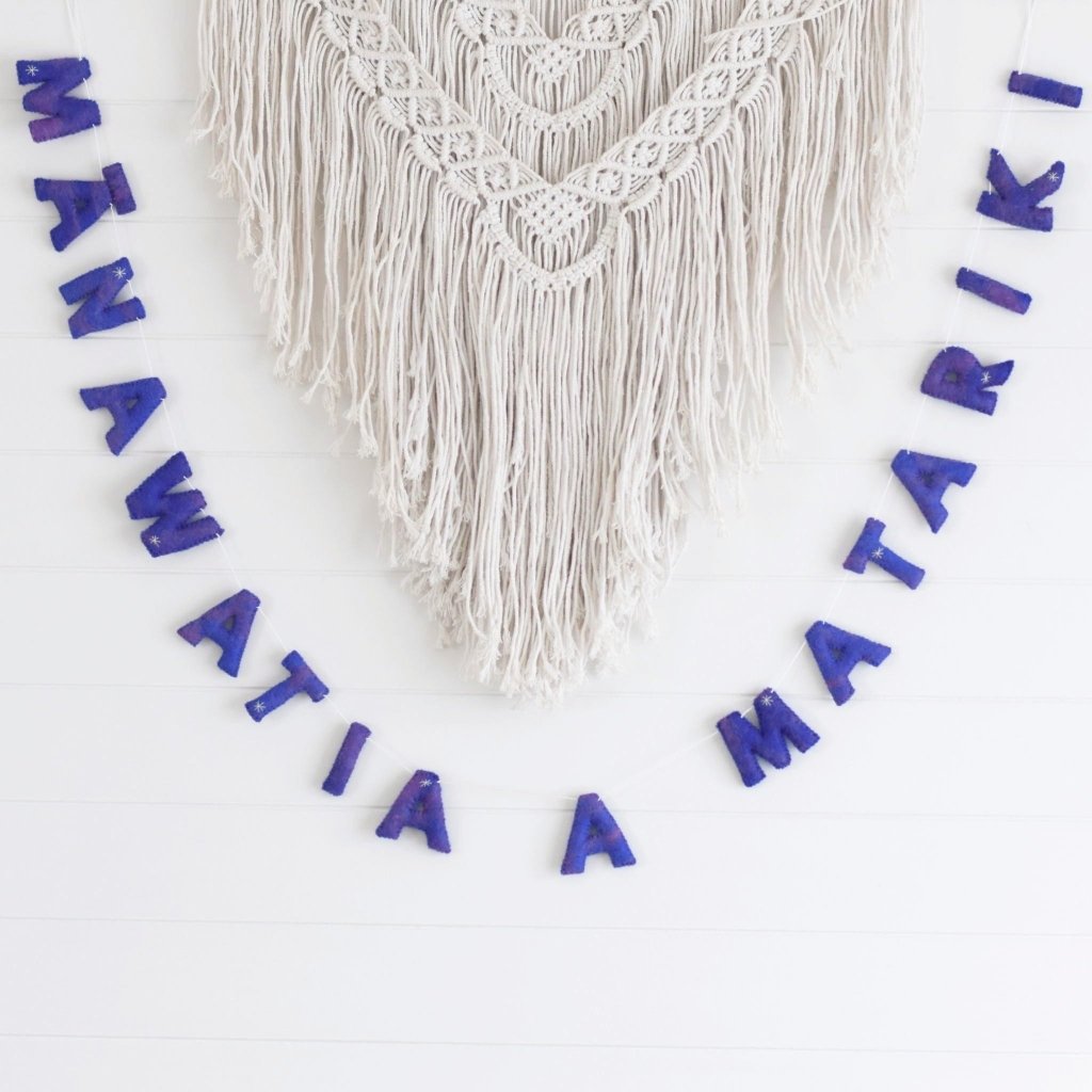 Night Sky Matariki Garland - Tik Tak Design Co.