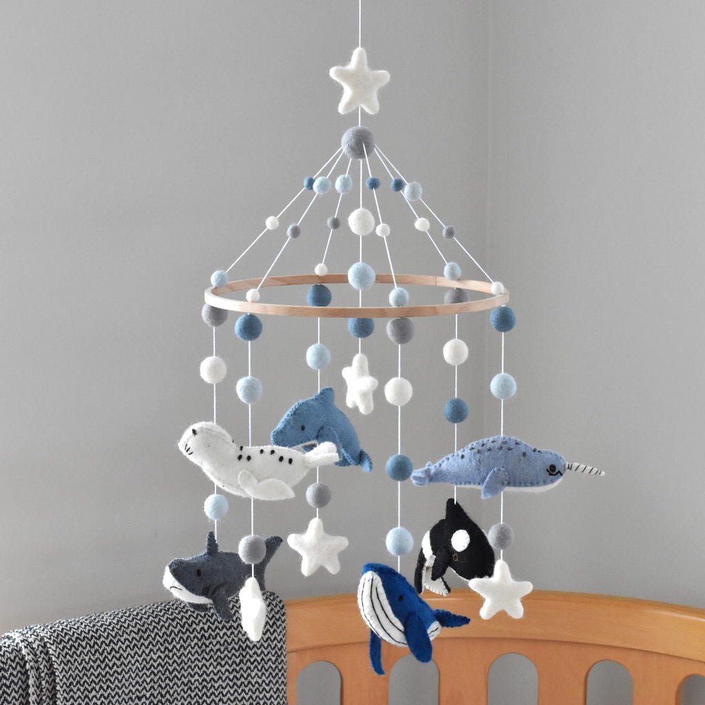Ocean Animals Mobile - Tik Tak Design Co.