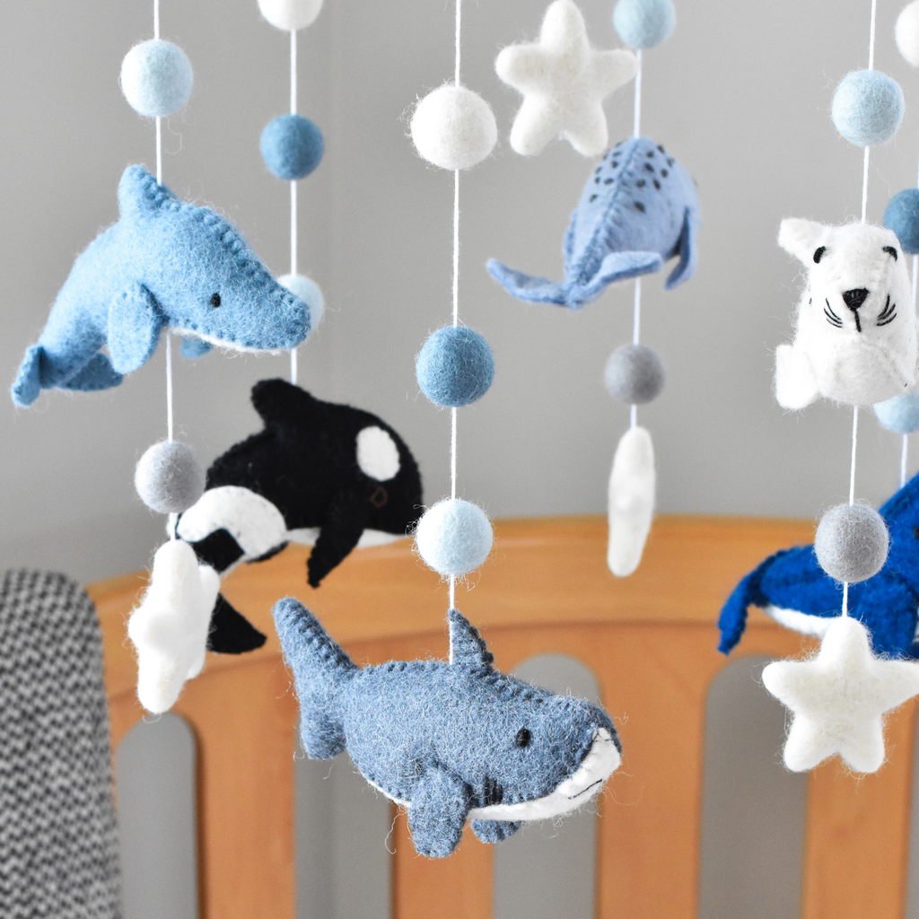 Ocean Animals Mobile - Tik Tak Design Co.