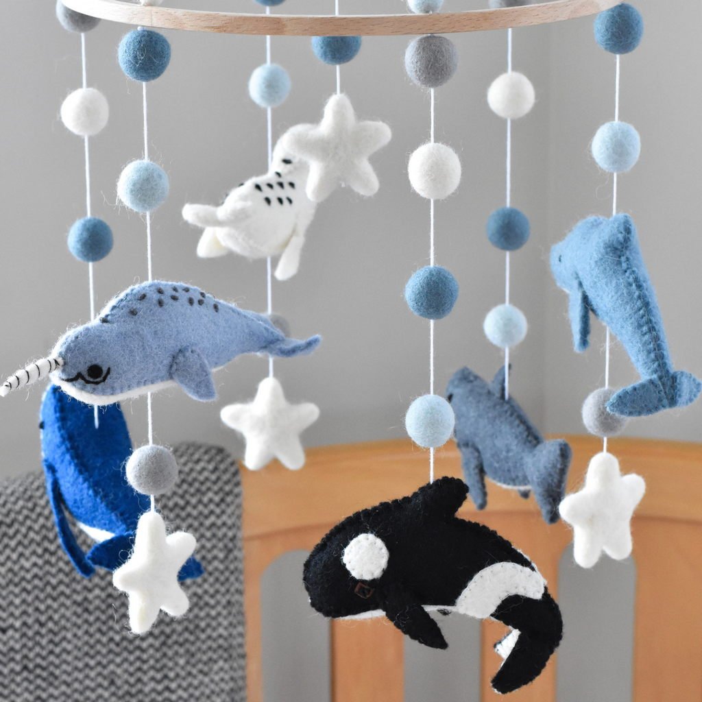 Ocean Animals Mobile - Tik Tak Design Co.