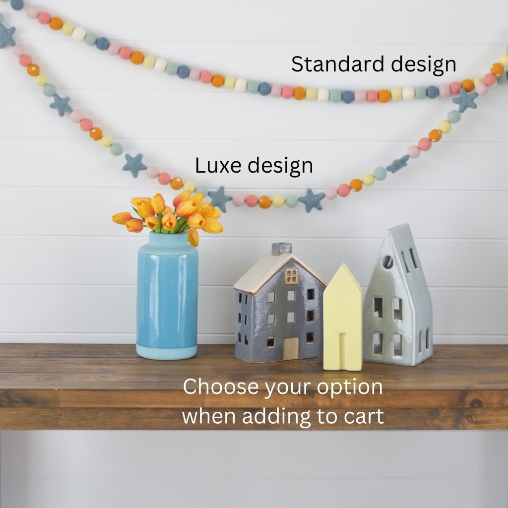 Pastel Felt Garlands - Tik Tak Design Co.